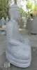 Product image 4 of the product “Seated Buddha made of Riverstone in Bhumisparsha - gesture of touching the earth. 117 cm height. ”